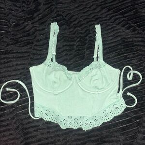 Mint Green Lace Tank